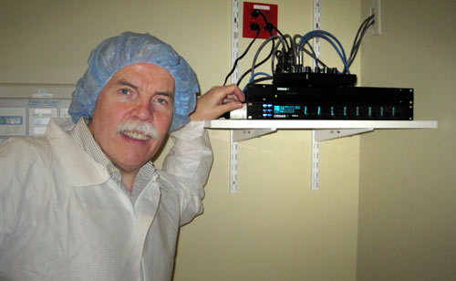 The CEDAR DNS 8 Live in the operating theatre